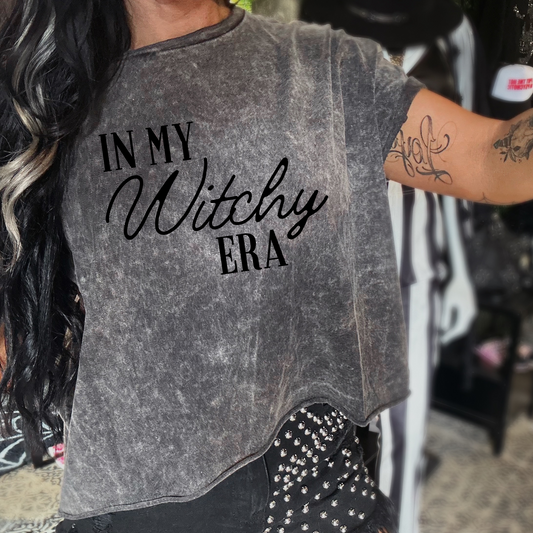 In My Witchy Era Mineral Washed Halloween Tee