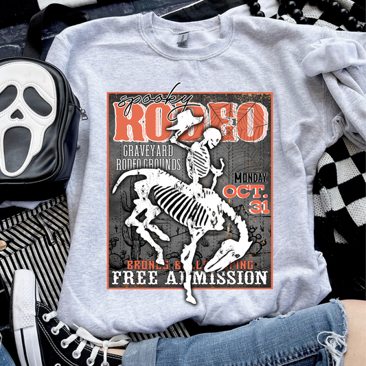 Spooky Rodeo Halloween Sweatshirt