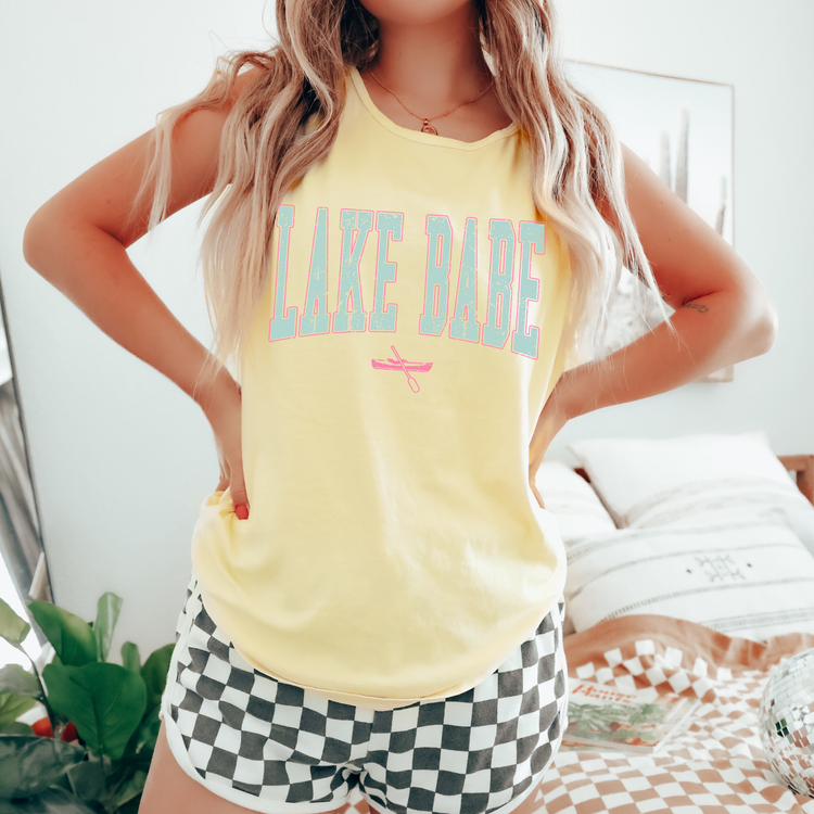 Lake Babe Comfort Colors Tank Top