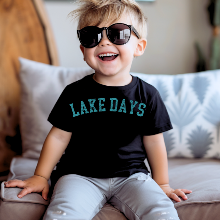 Lake days Kids Summer Graphic Tee