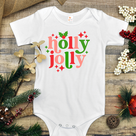 Holly Jolly Christmas Onesie