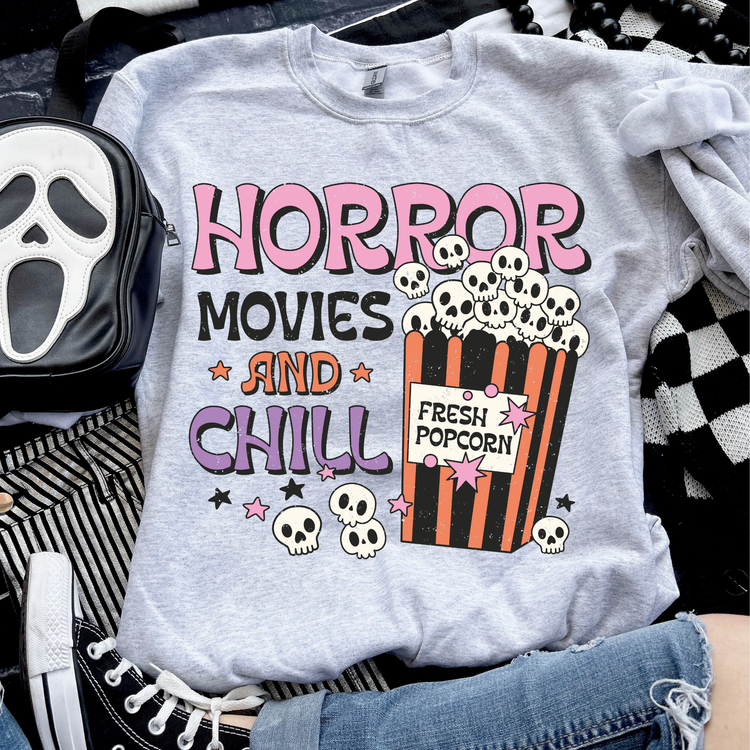 Horror Movies And Chill Sweatshirt