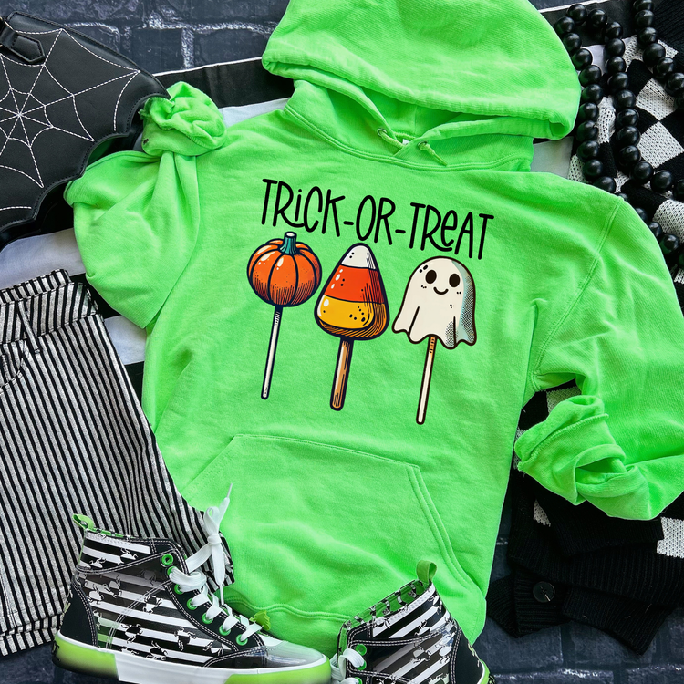 Trick Or Treat Pops Halloween Hoodie