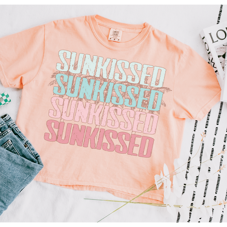 Sunkissed Cropped Comfort Colors Graphic Tee