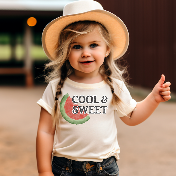 Cool & Sweet  Kids Summer Graphic Tee