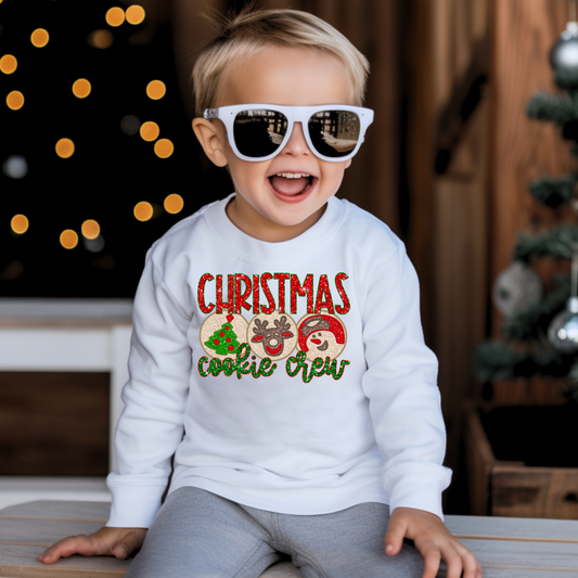 Christmas Cookie Crew Christmas Long Sleeve Tee