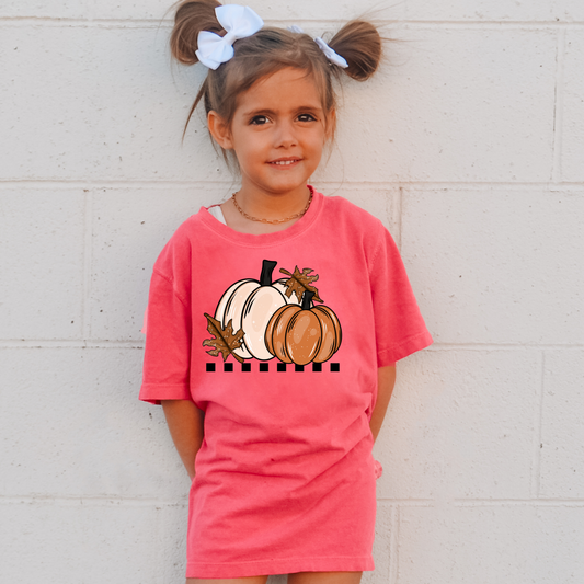 Pumpkins Comfort Colors Youth Fall Graphic Tee