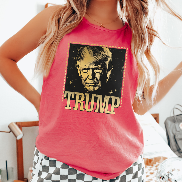 Trump Stamp Comfort Colors Tank Top