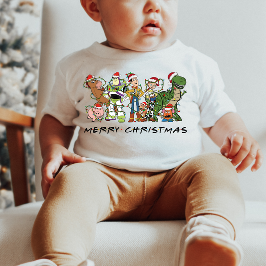 Friends Toy Story Christmas Kids Graphic Tee