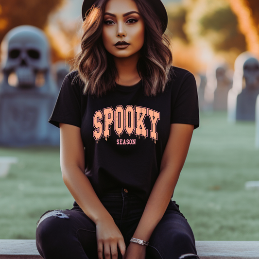 Drippy Spooky Season Adult Graphic Tee