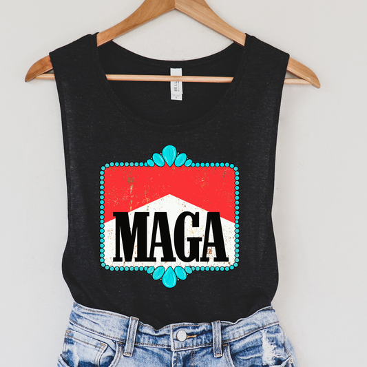 Western Maga Political Tank Top