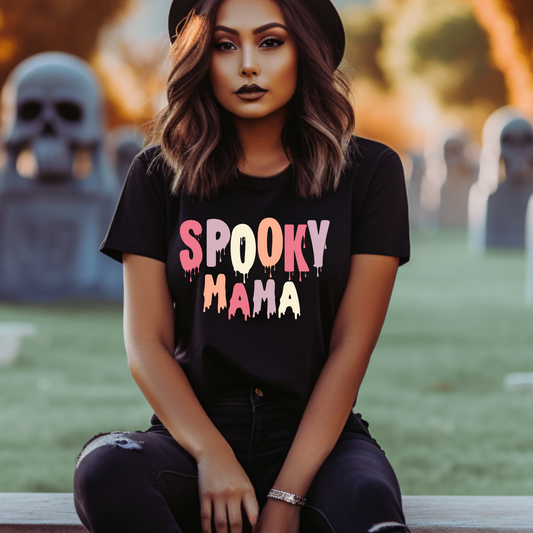 Spooky Mama Adult Graphic Tee