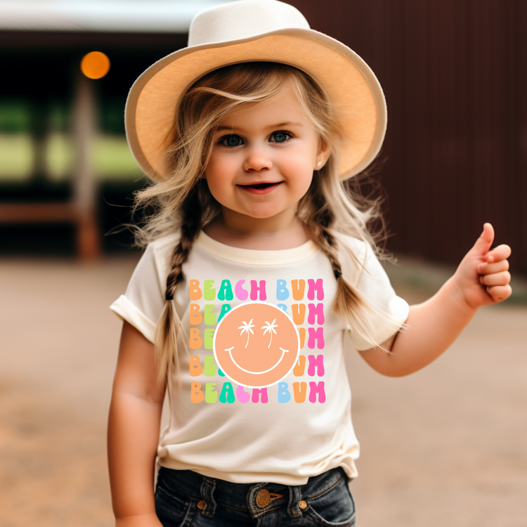 Beach Bum Kids Summer Graphic Tee