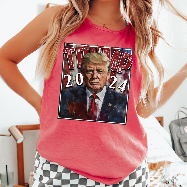 Trump 2024 Comfort Colors Tank Top