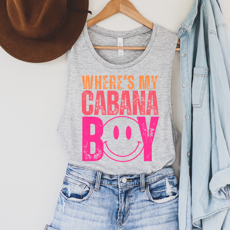 Where's My Cabana Boy Summer Tank Top