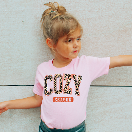 Cozy Season Fall Kids Graphic Tee