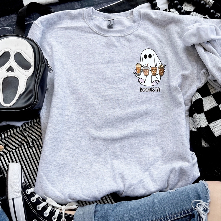 Boorista Pocket Ghost Halloween Sweatshirt