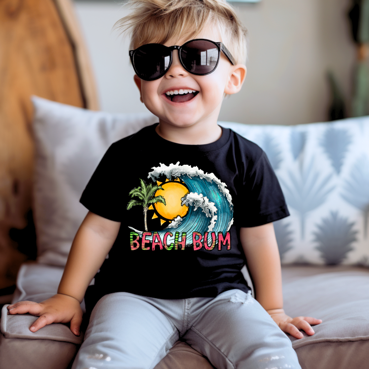 Beach Bum Kid Summer Graphic Tee