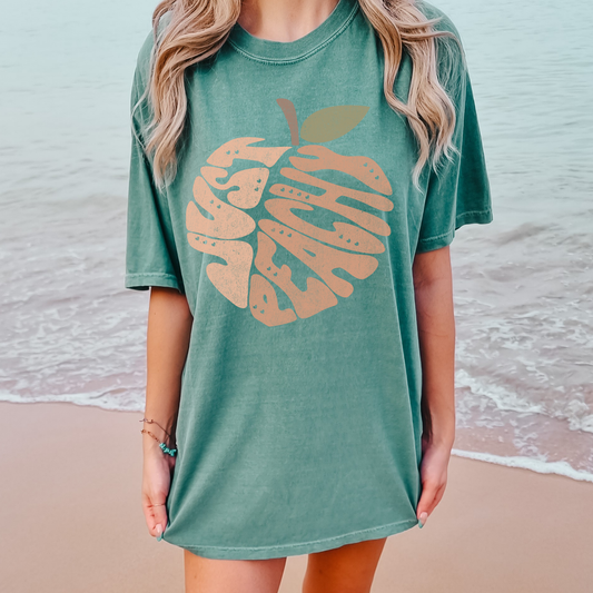 Just Peachy Summer Comfort Colors Graphic Tee