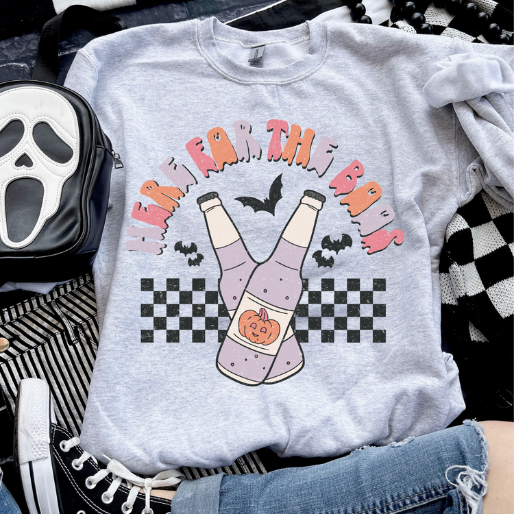 Here For The Boos Halloween Sweatshirt