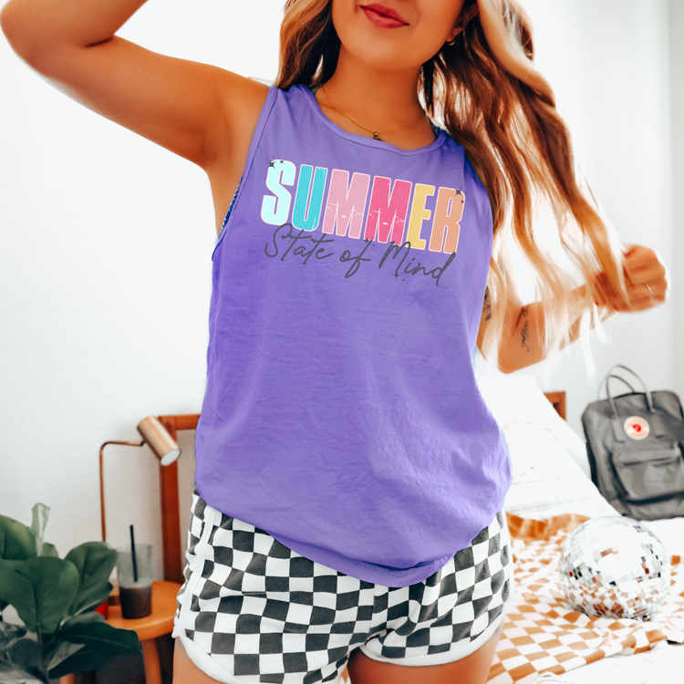 Summer Vibes  Comfort Colors Tank Top