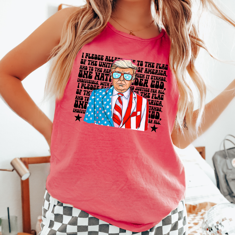 I Pledge Allegiance Comfort Colors Tank Top