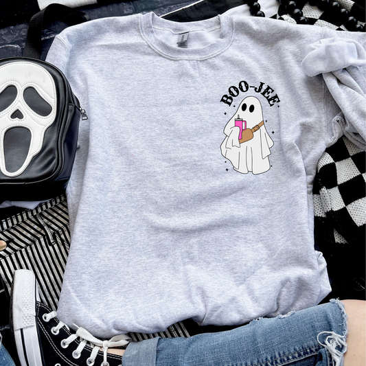 Boo- Jee Pocket Ghost Halloween Sweatshirt