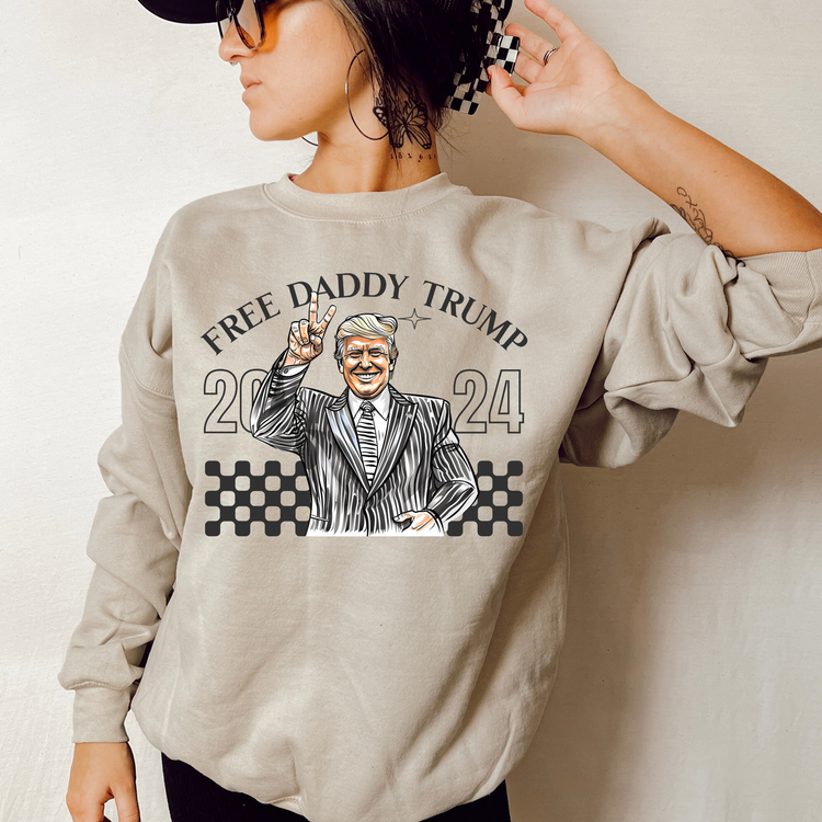 Free Daddy Trump Political Sweatshirt