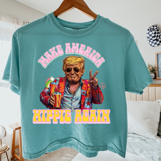 Make America Hippie Again Comfort Colors Graphic Tee