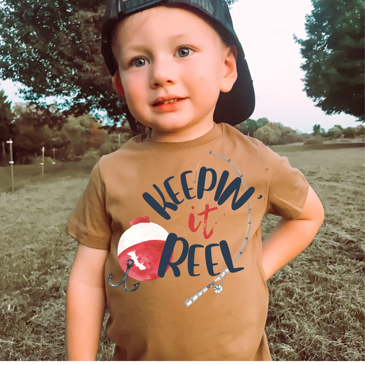 Kids Keepin It Reel  Graphic Tee