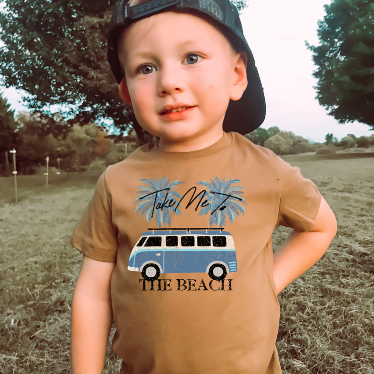 Take Me To The Beach Kids Summer Graphic Tee