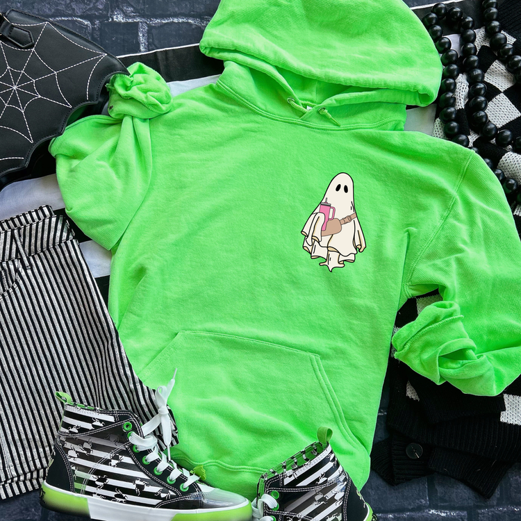 Ghost Pocket Halloween Hoodie