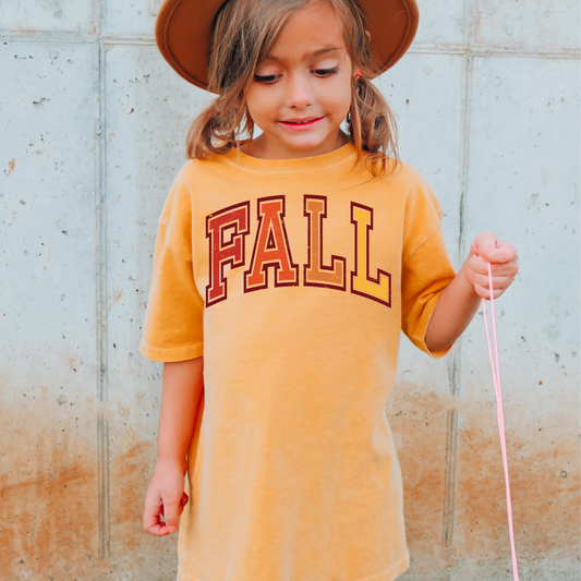 Fall  Comfort Colors Youth Fall Graphic Tee