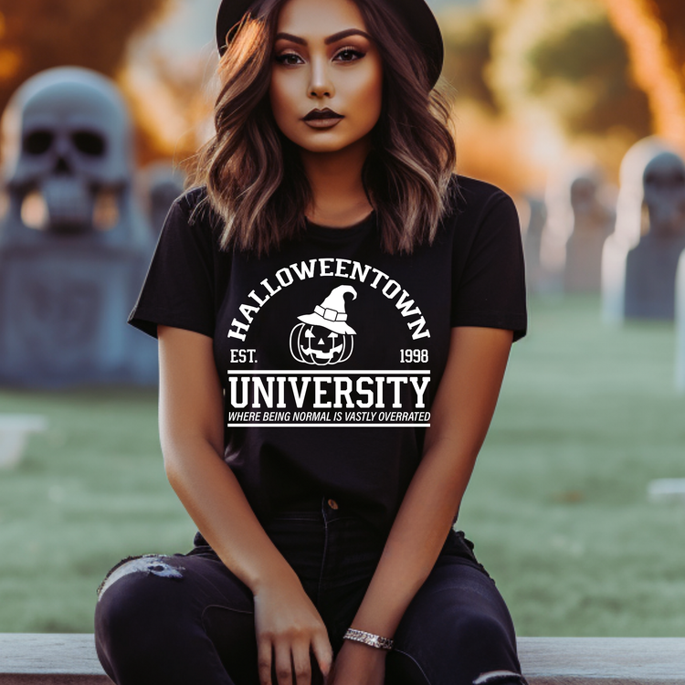 Halloween Town University  Adult Graphic Tee