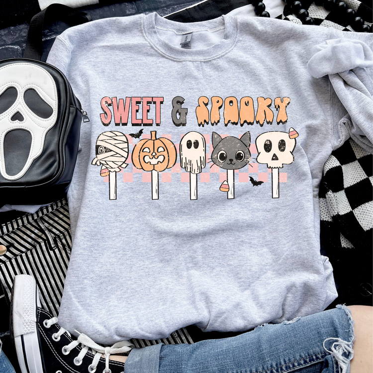 Sweet And Spooky Halloween Sweatshirt