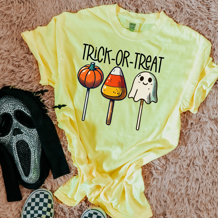 Trick Or Treat Comfort Colors Graphic Tee