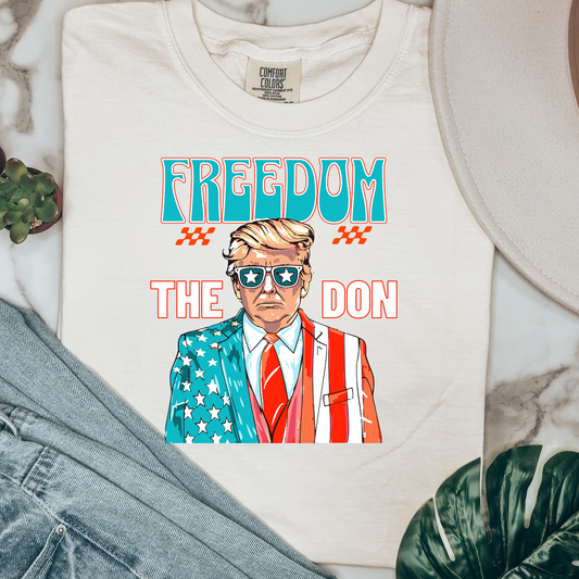 Freedom Trump Comfort Colors Graphic Tee