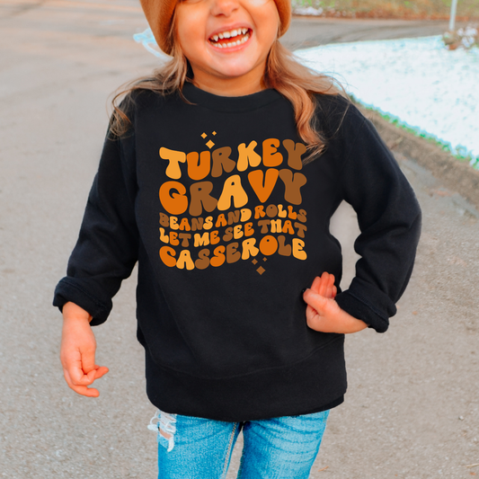 Turkey Roll Kids Sweatshirt