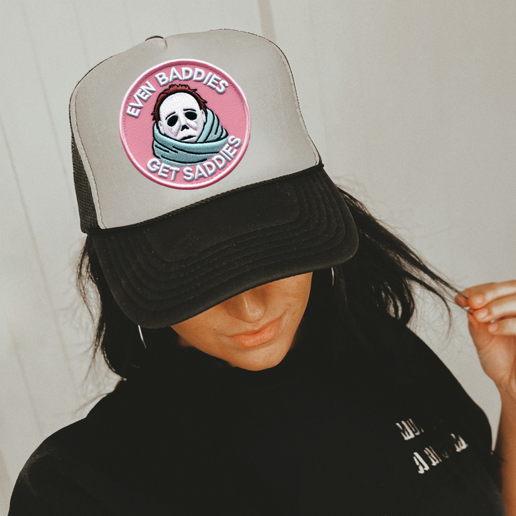 Even Baddies Get Saddies Otto Trucker Hat