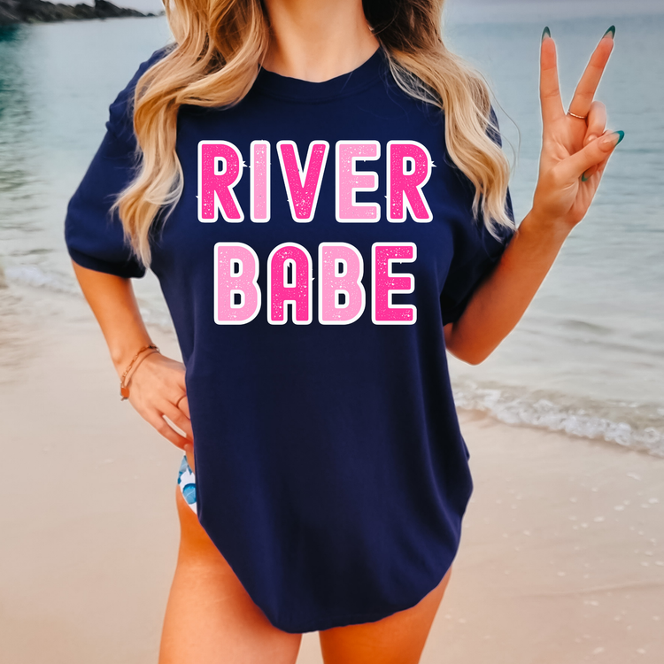 River Babe Summer Comfort Colors Graphic Tee