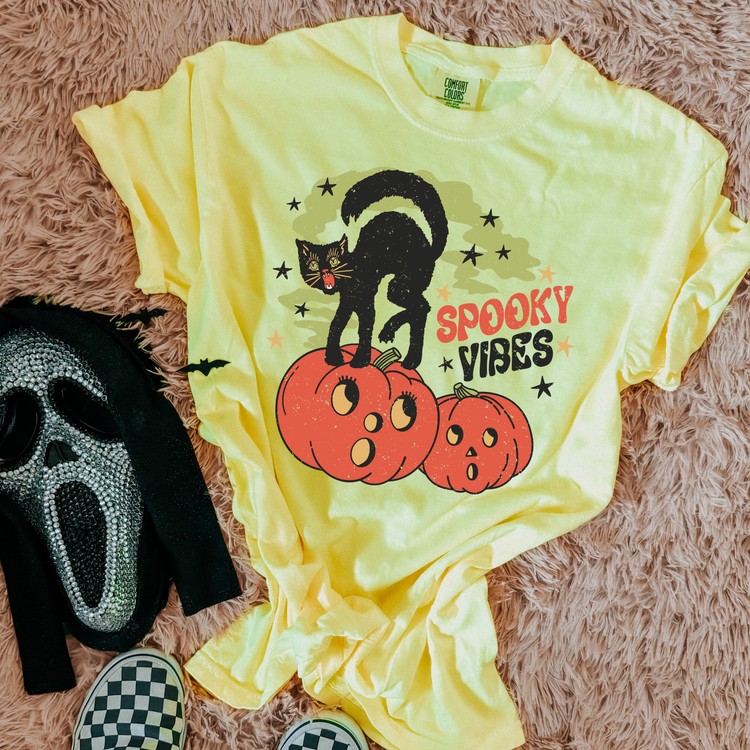 Spooky Vibes Comfort Colors Graphic Tee