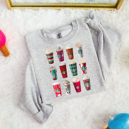 Christmas Cups Christmas Sweatshirt