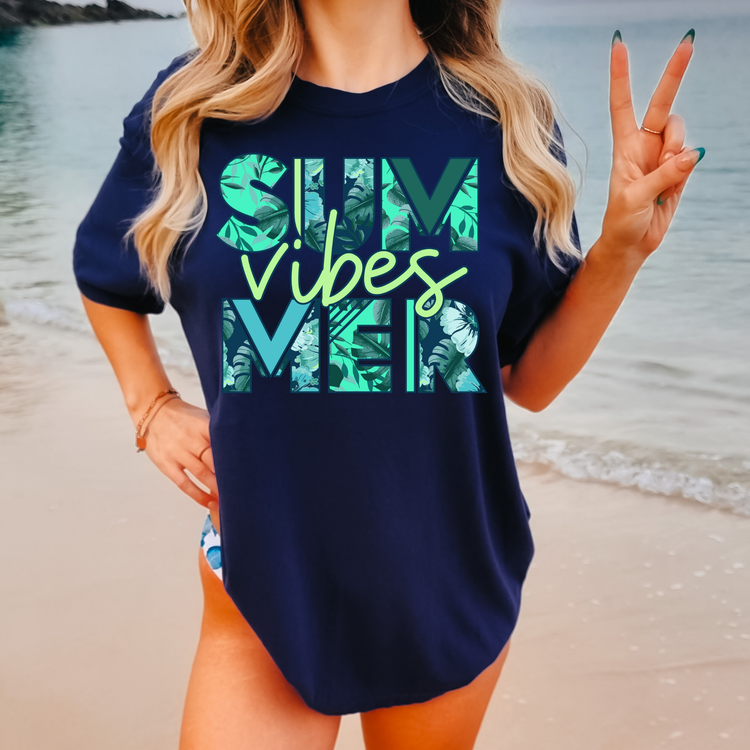 Summer Vibes Comfort Colors Graphic Tee