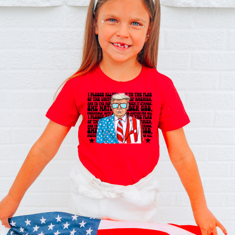 I Pledge Allegiance Political Graphic Tee