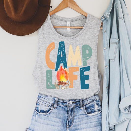 Camp Life Summer Tank Top