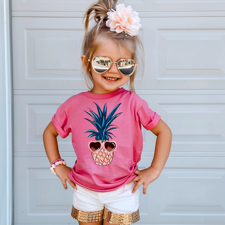 Pineapple Kids Summer Graphic Tee