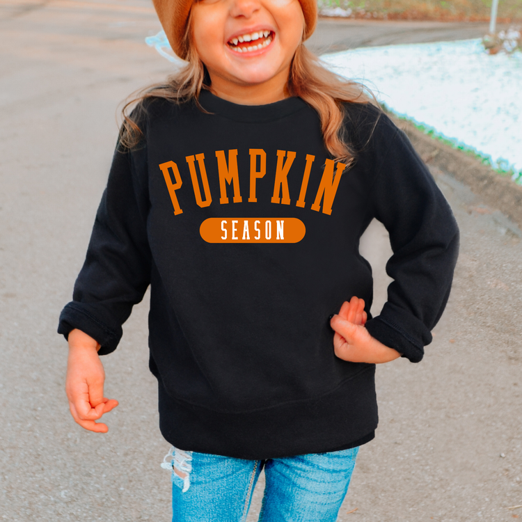 Pumpkin Season Kids Sweatshirt