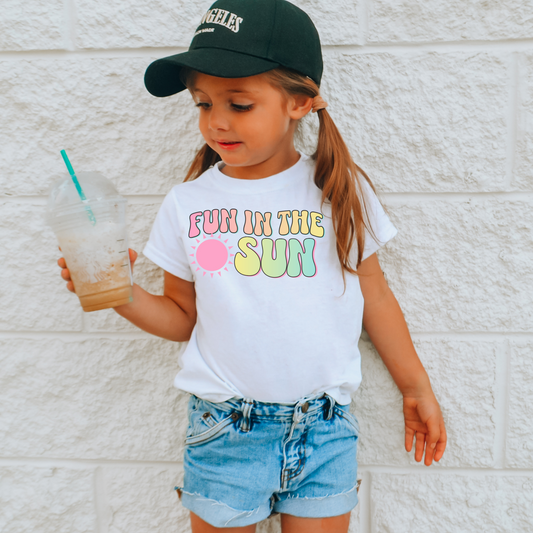 Fun In The Sun Kids Summer Graphic Tee