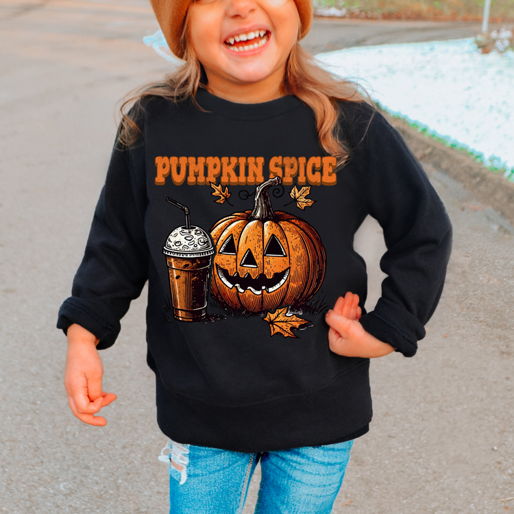 Pumpkin Spice Kids Sweatshirt