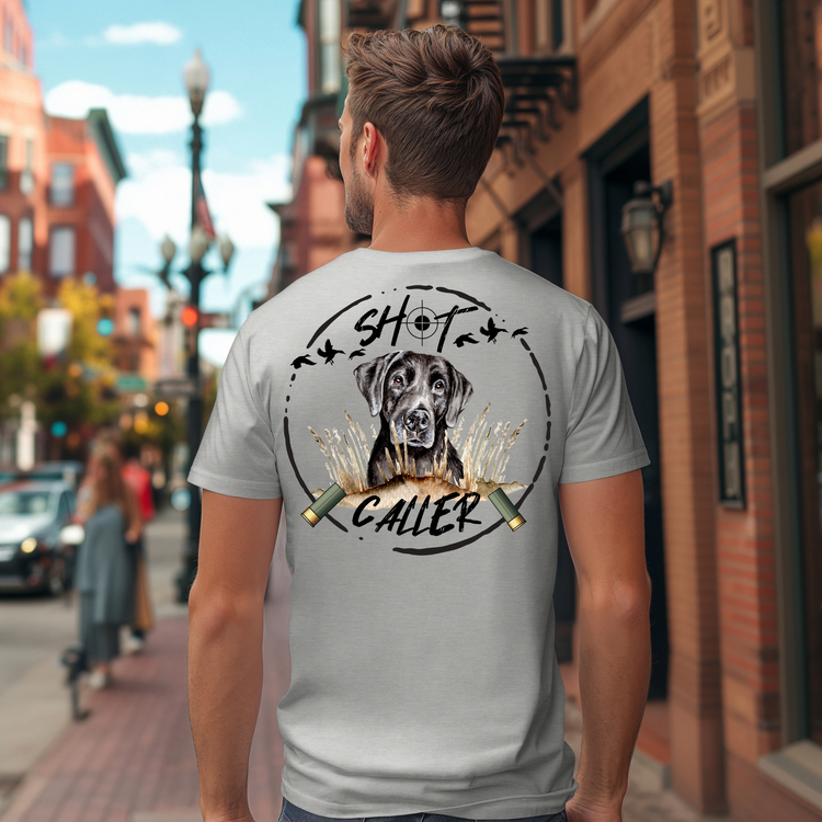 Mens Shot Caller Graphic Tee